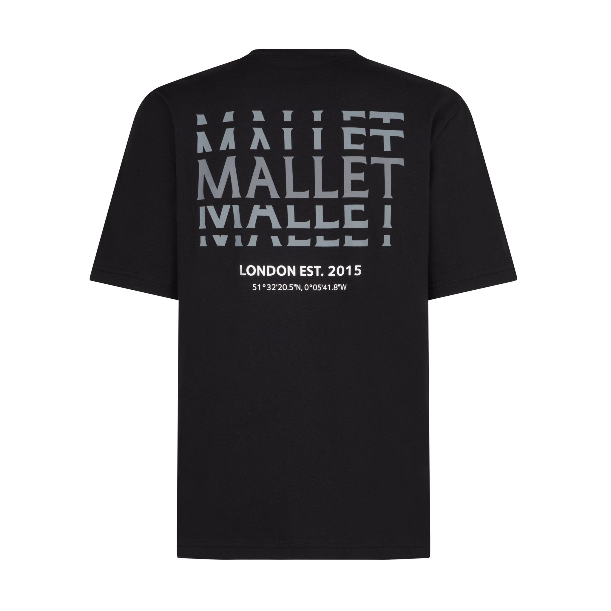 Strobe Tee Black White Organic – Mallet London