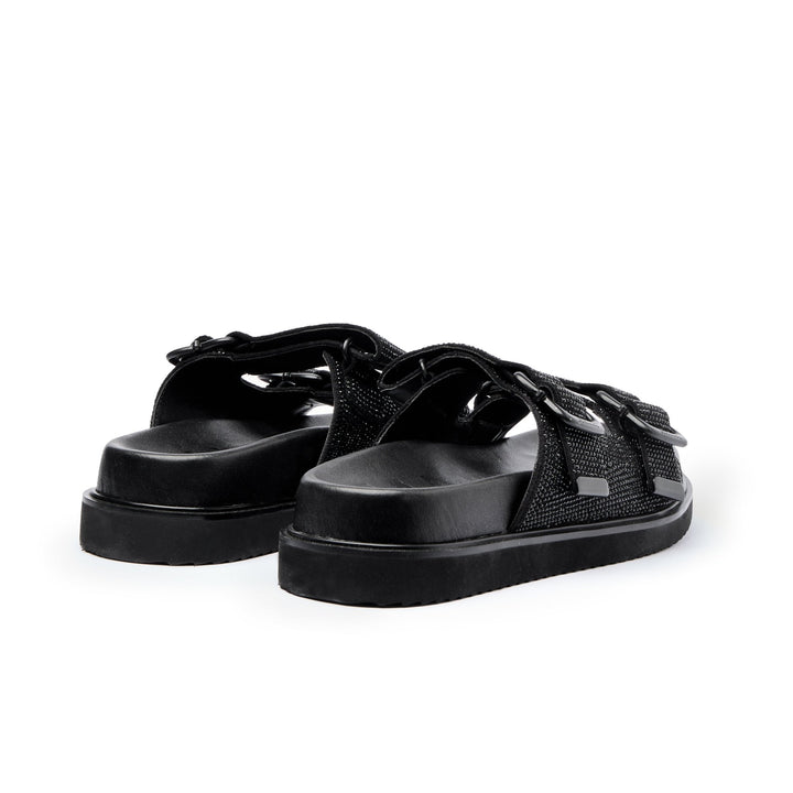 Sadie Sandal Black Diamante Womens
