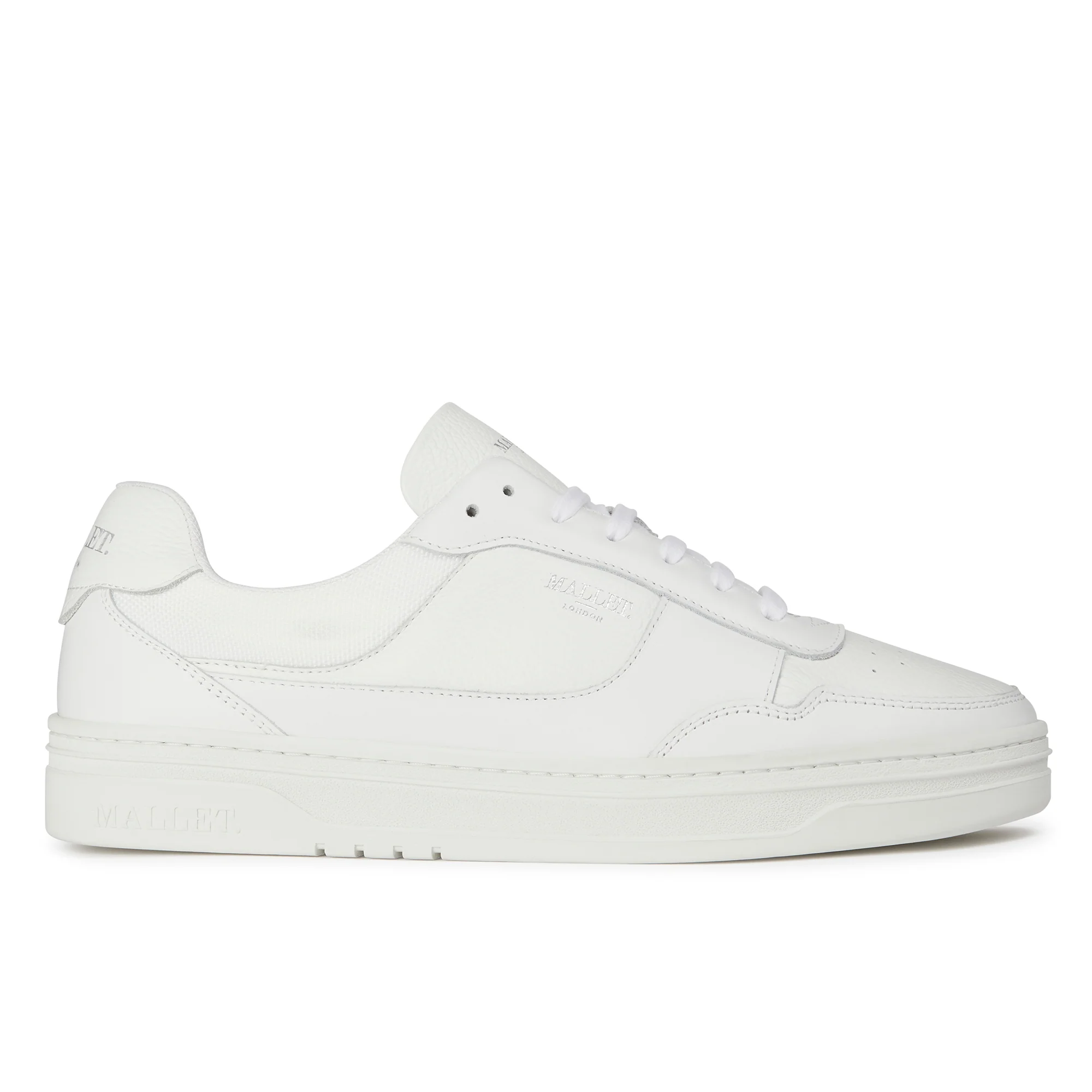 Mens white mallet trainers discount