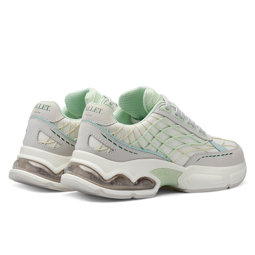 Mallet Trainer  Neptune Off-White / Green