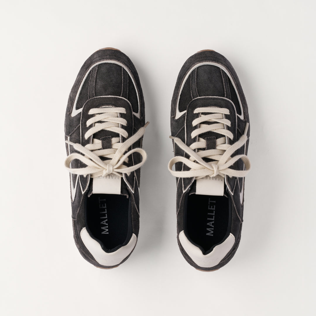 MALLET Acton Women's Black Suede Trainers