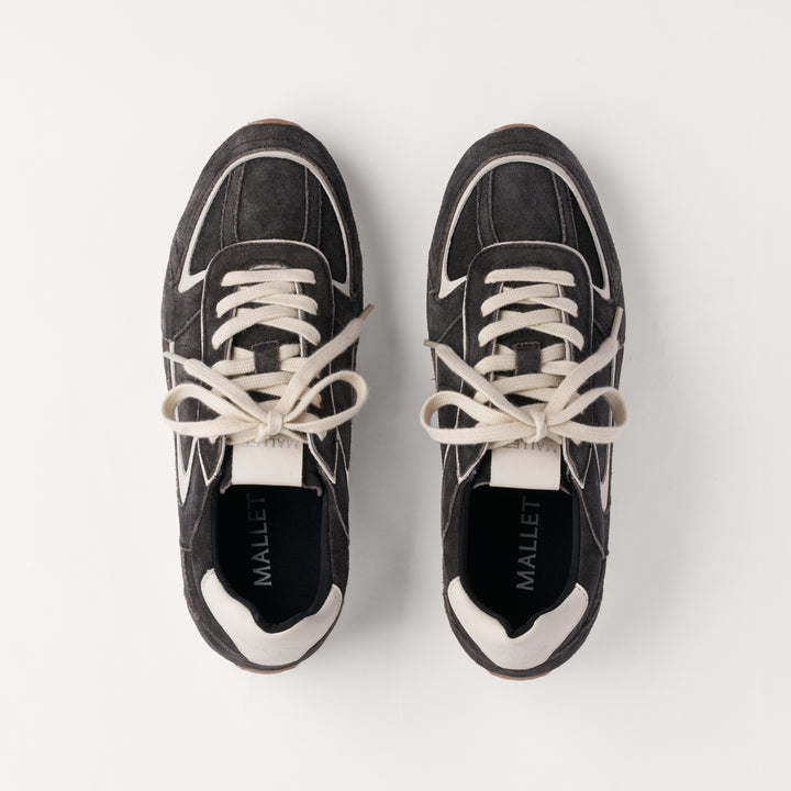 MALLET Acton Women's Black Suede Trainers