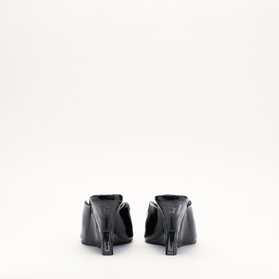 MALLET Amber Women's Black Leather Heels