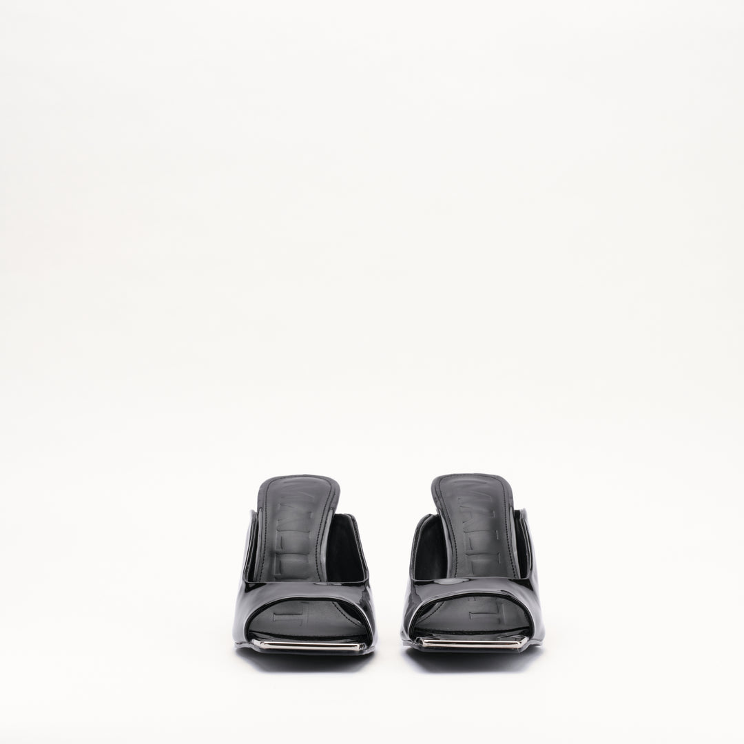 MALLET Amber Women's Black Leather Heels