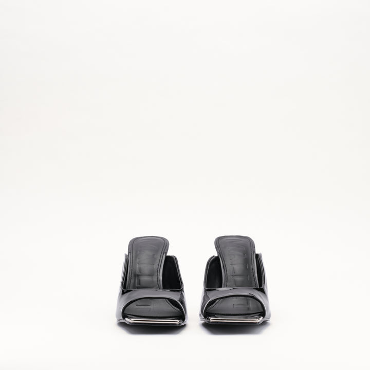MALLET Amber Women's Black Leather Heels