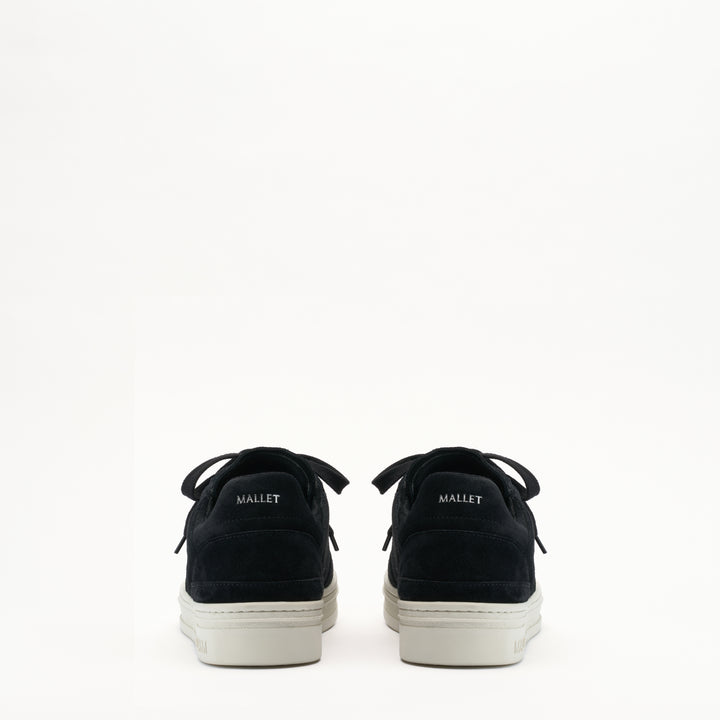 MALLET Barnsley Men's Black Suede Trainers