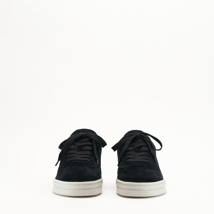 MALLET Barnsley Men's Black Suede Trainers