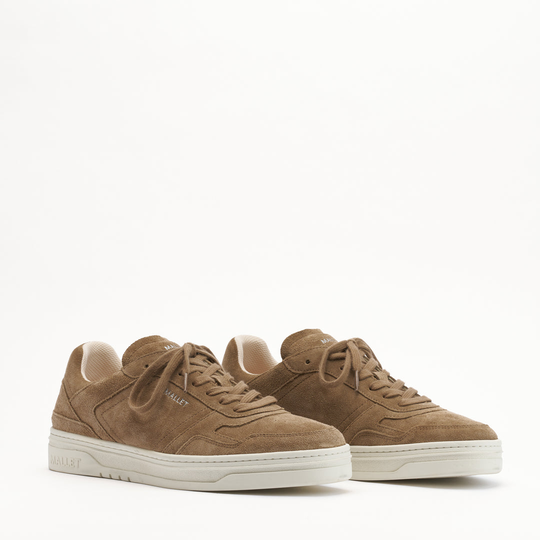 MALLET Barnsley Men's Brown Suede Trainers