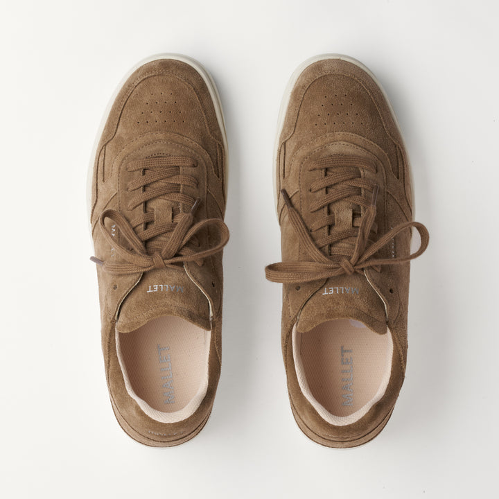 MALLET Barnsley Men's Brown Suede Trainers