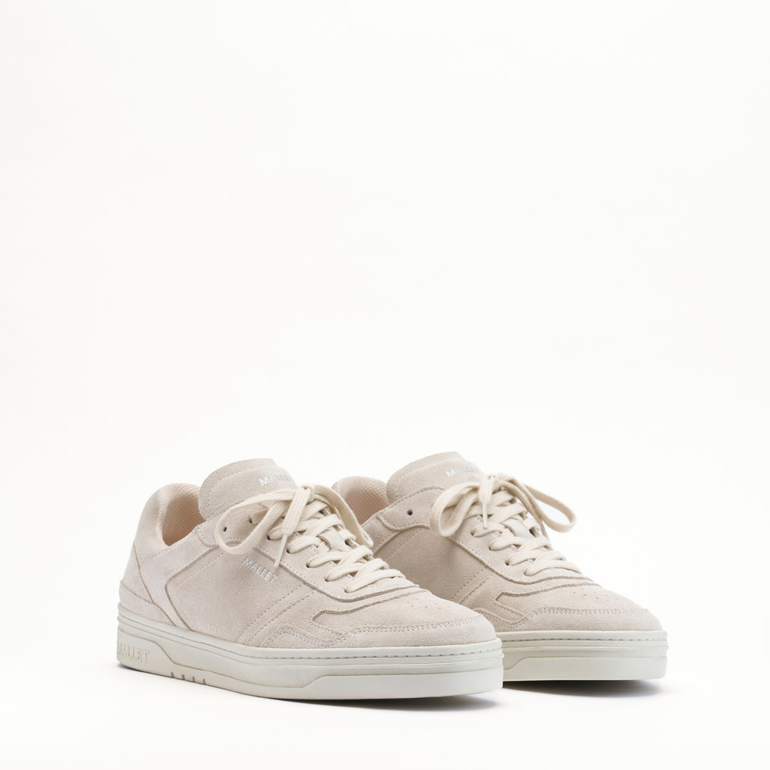MALLET Barnsley Men's Neutral Suede Trainers