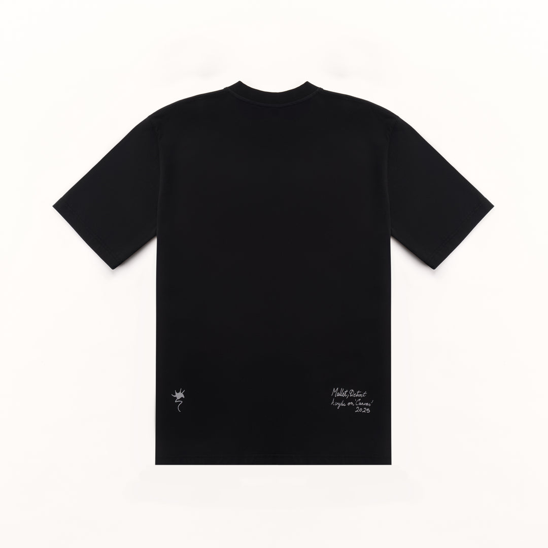 Detroit Peeper Large Logo Tee Black