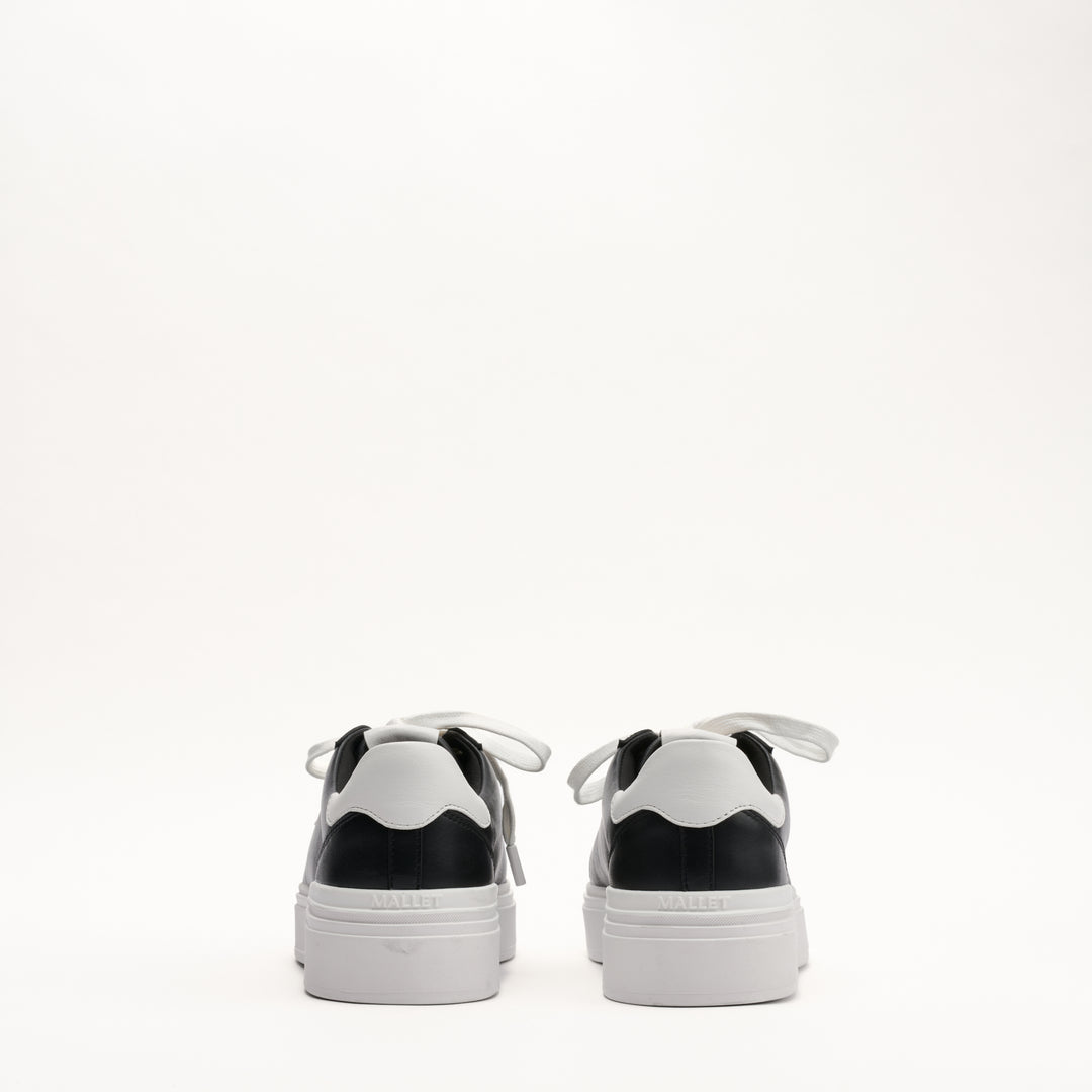 MALLET Bloomsbury Women's Black Leather Trainers
