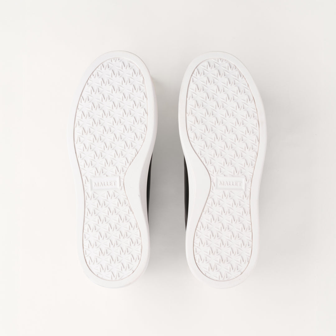 MALLET Bloomsbury Women's Black Leather Trainers