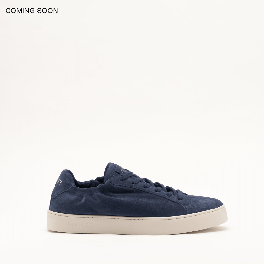 MALLET Sona Men's Navy Suede Trainers