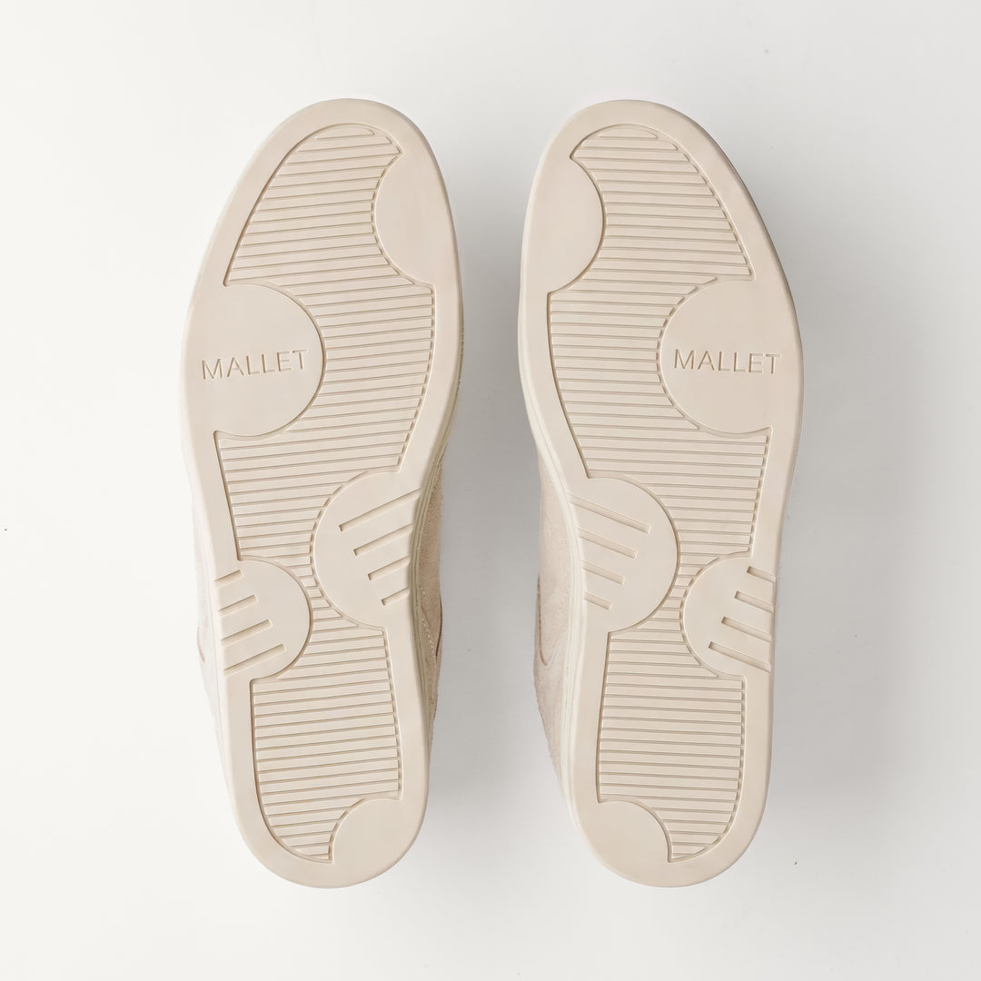 MALLET Kingsbury Women's Taupe Suede Trainers