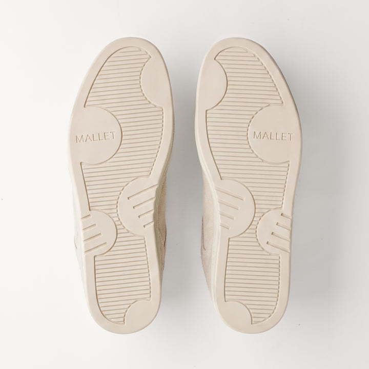 MALLET Kingsbury Women's Taupe Suede Trainers