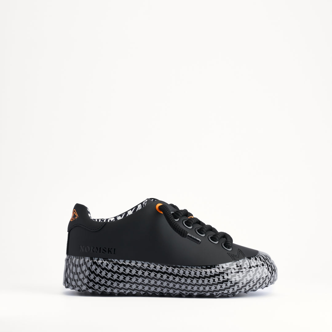 MALLET X Normski GRFTR Lite Men's Black Tooth Dip Leather Trainers