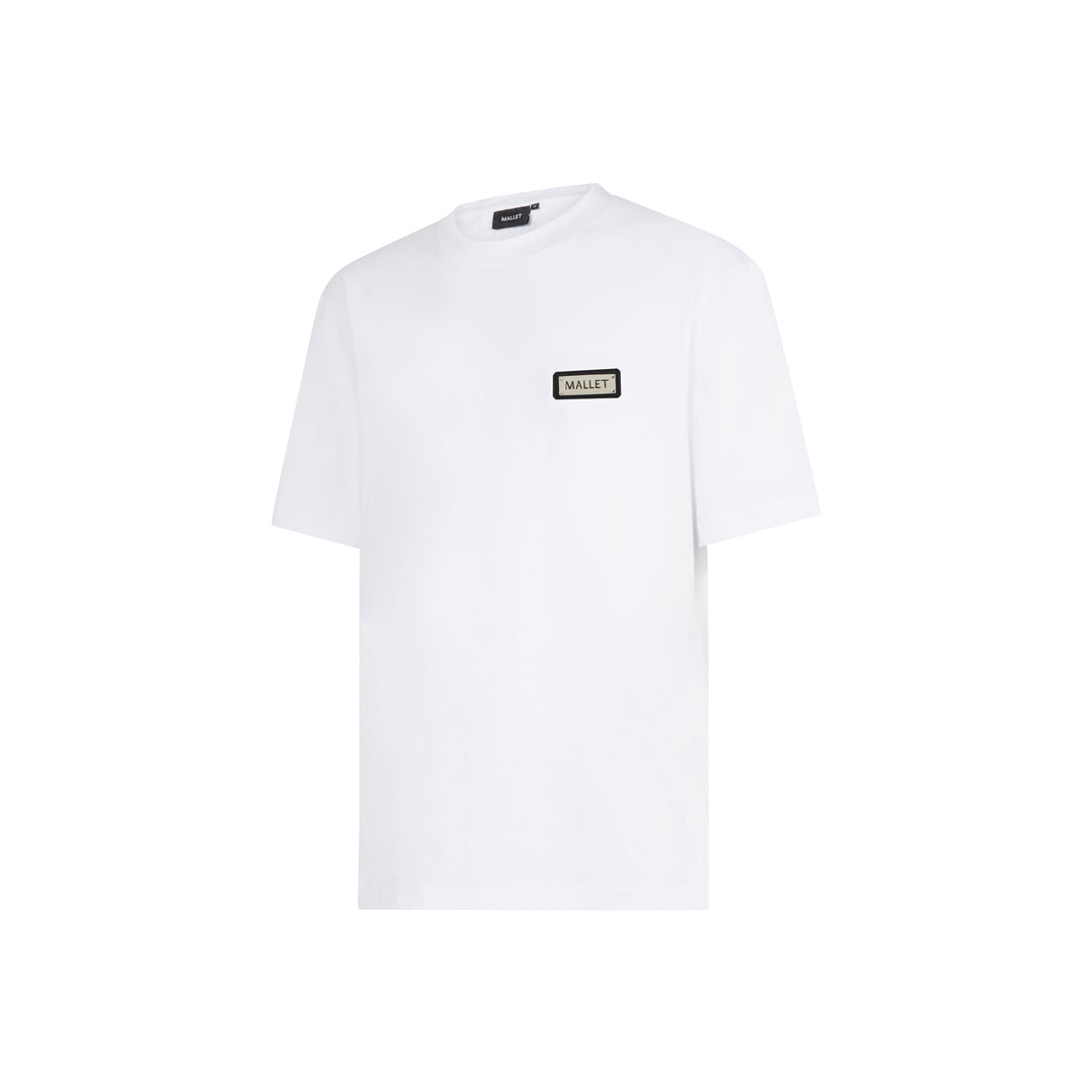 Plaque Tee White Organic