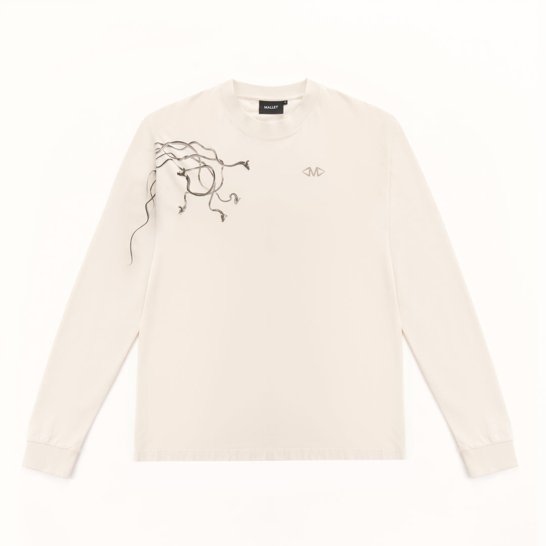 Detroit Parasite L/S Tee Stone