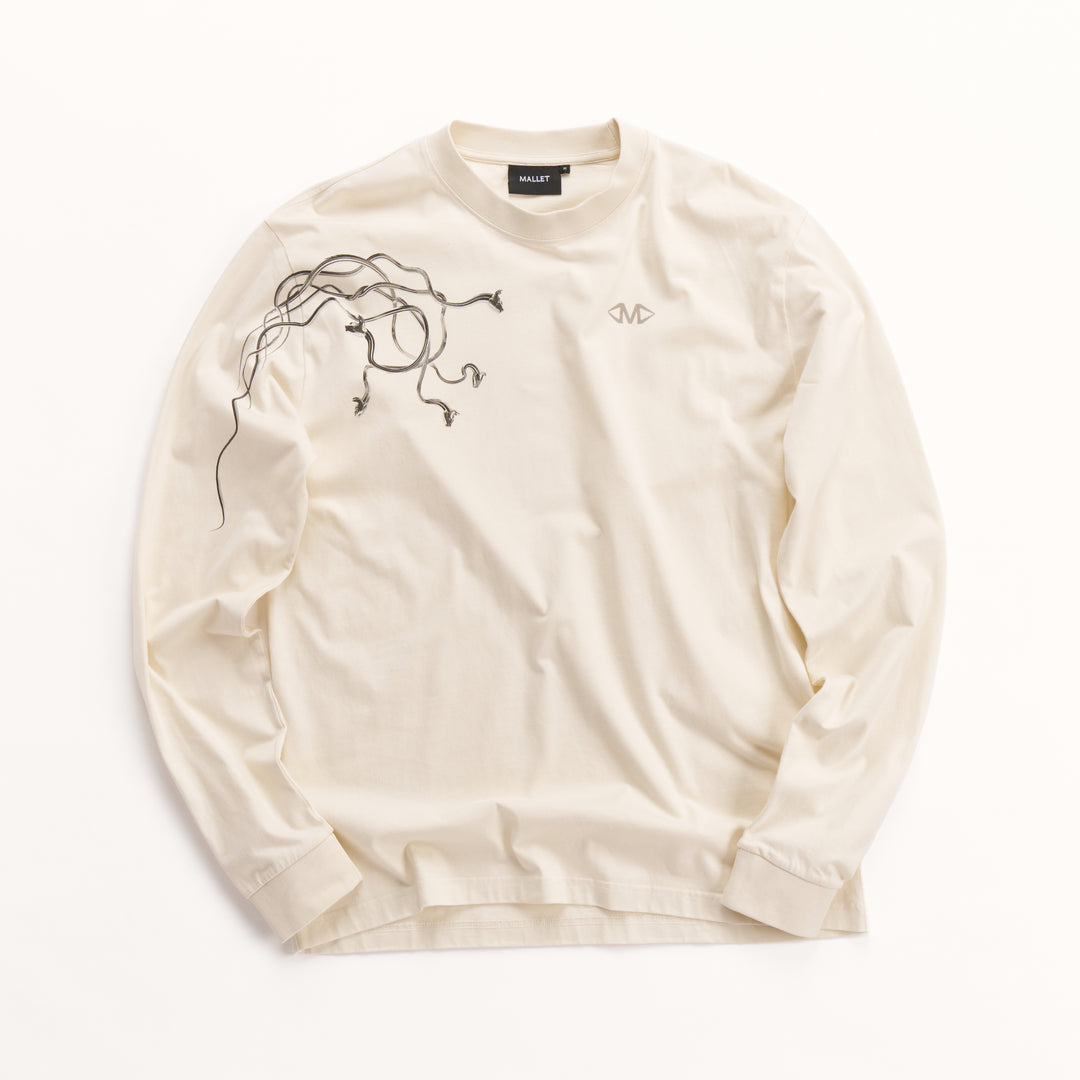Detroit Parasite L/S Tee Stone