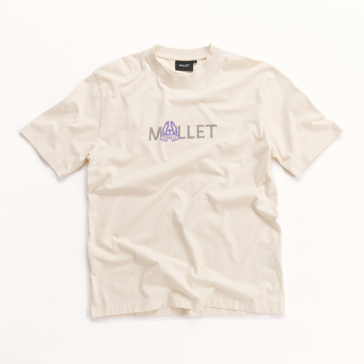 Detroit Peeper Logo Tee Stone