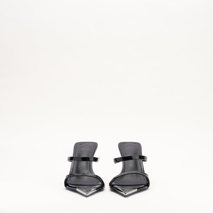 MALLET Frederica Women's Black Leather Heels