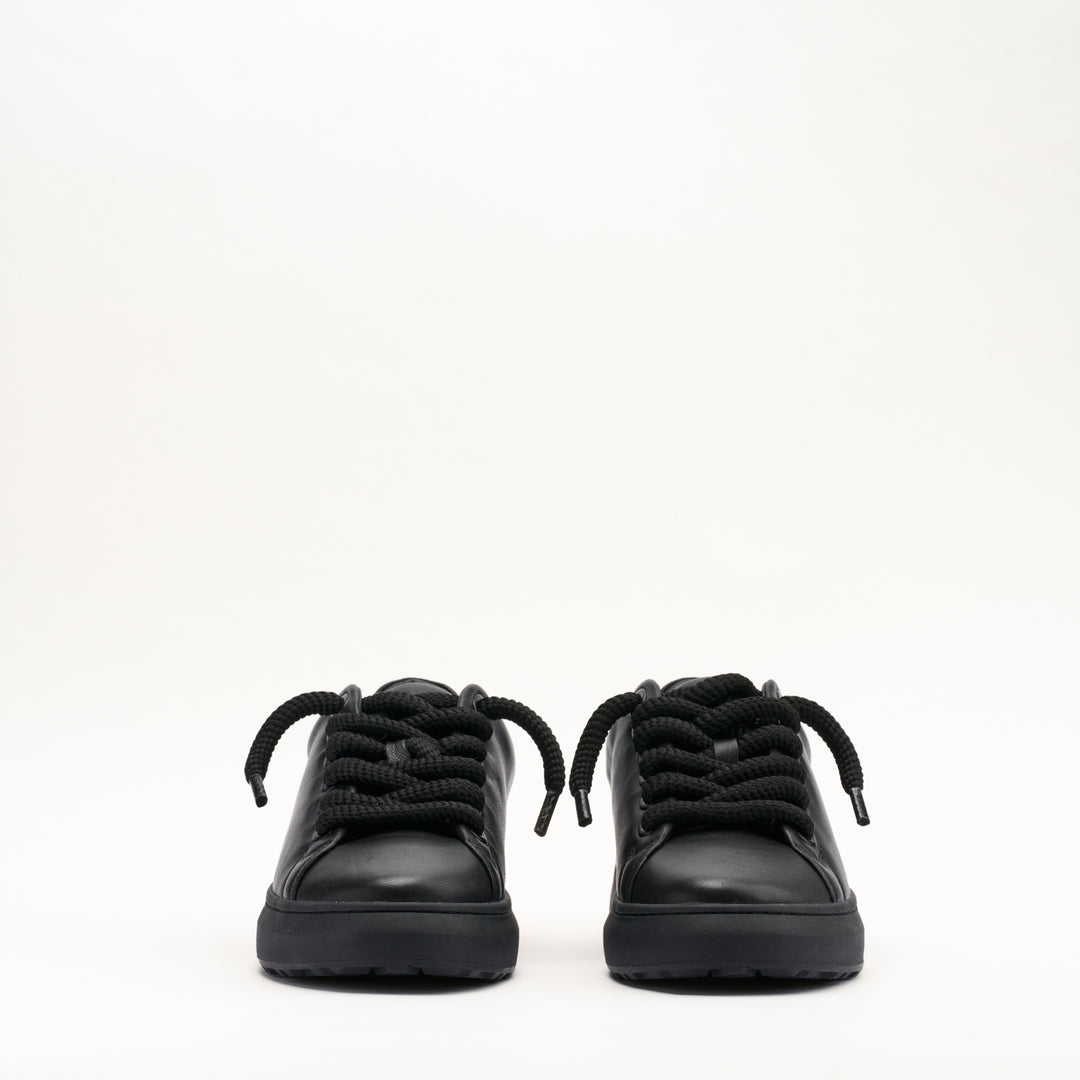 MALLET GRFTR Lite Men's Black Soft Leather Trainers