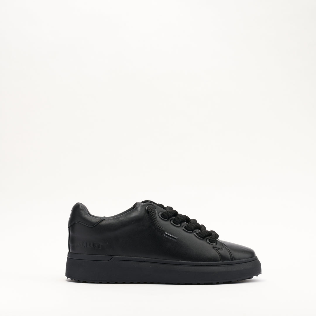 MALLET GRFTR Lite Men's Black Soft Leather Trainers
