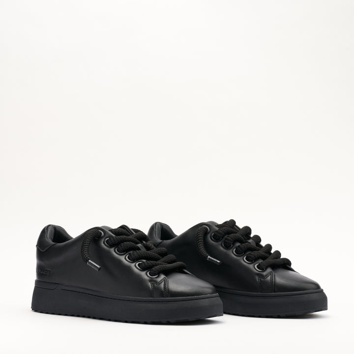 MALLET GRFTR Lite Men's Black Soft Leather Trainers