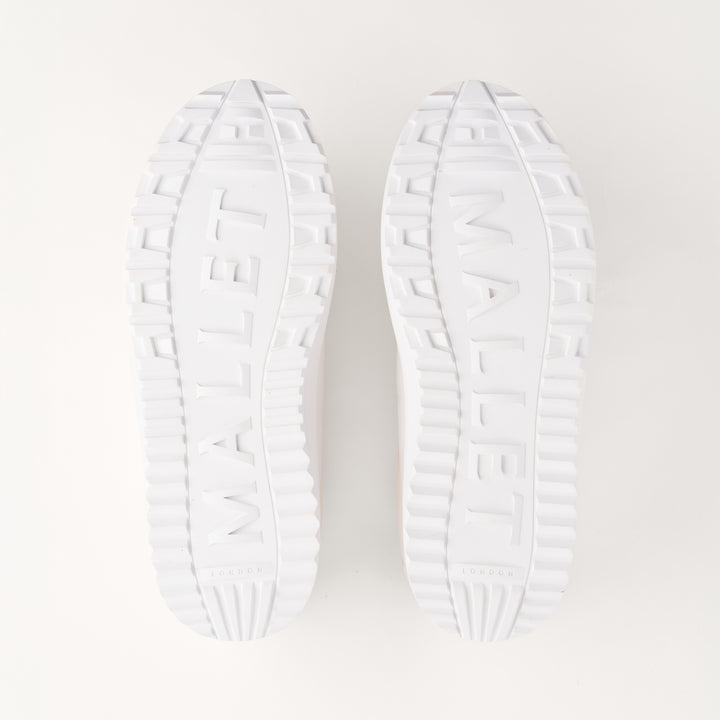 MALLET GRFTR Lite Men's White Soft Leather Trainers