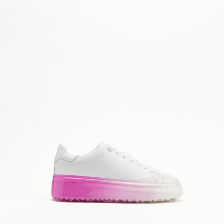 MALLET GRFTR Lite Women's Hot Pink Fade Dip Leather Trainers