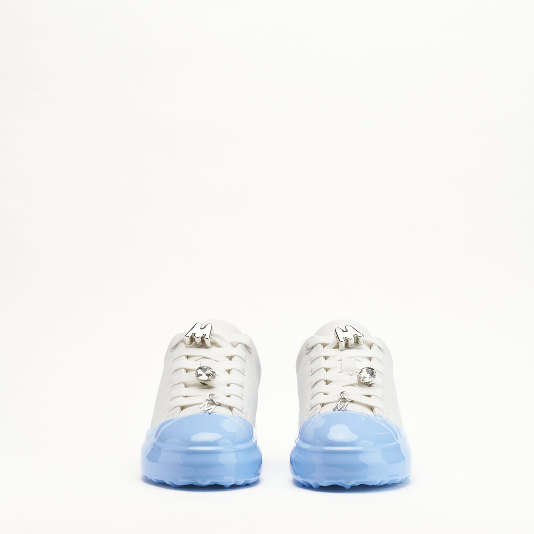 MALLET GRFTR LTC Women's Light Blue Dip Leather Trainers