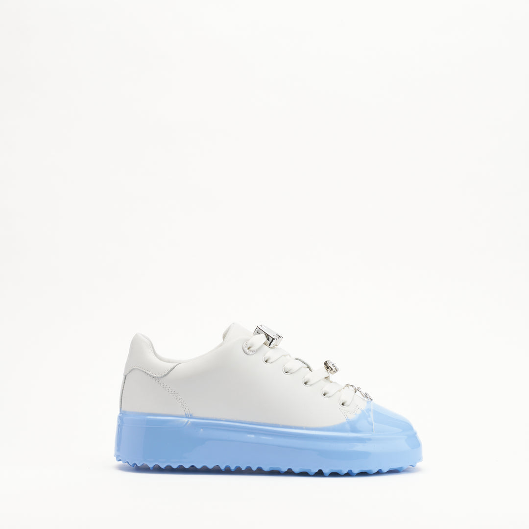 MALLET GRFTR LTC Women's Light Blue Dip Leather Trainers