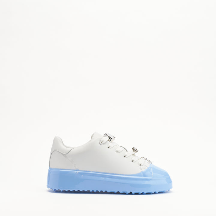 MALLET GRFTR LTC Women's Light Blue Dip Leather Trainers