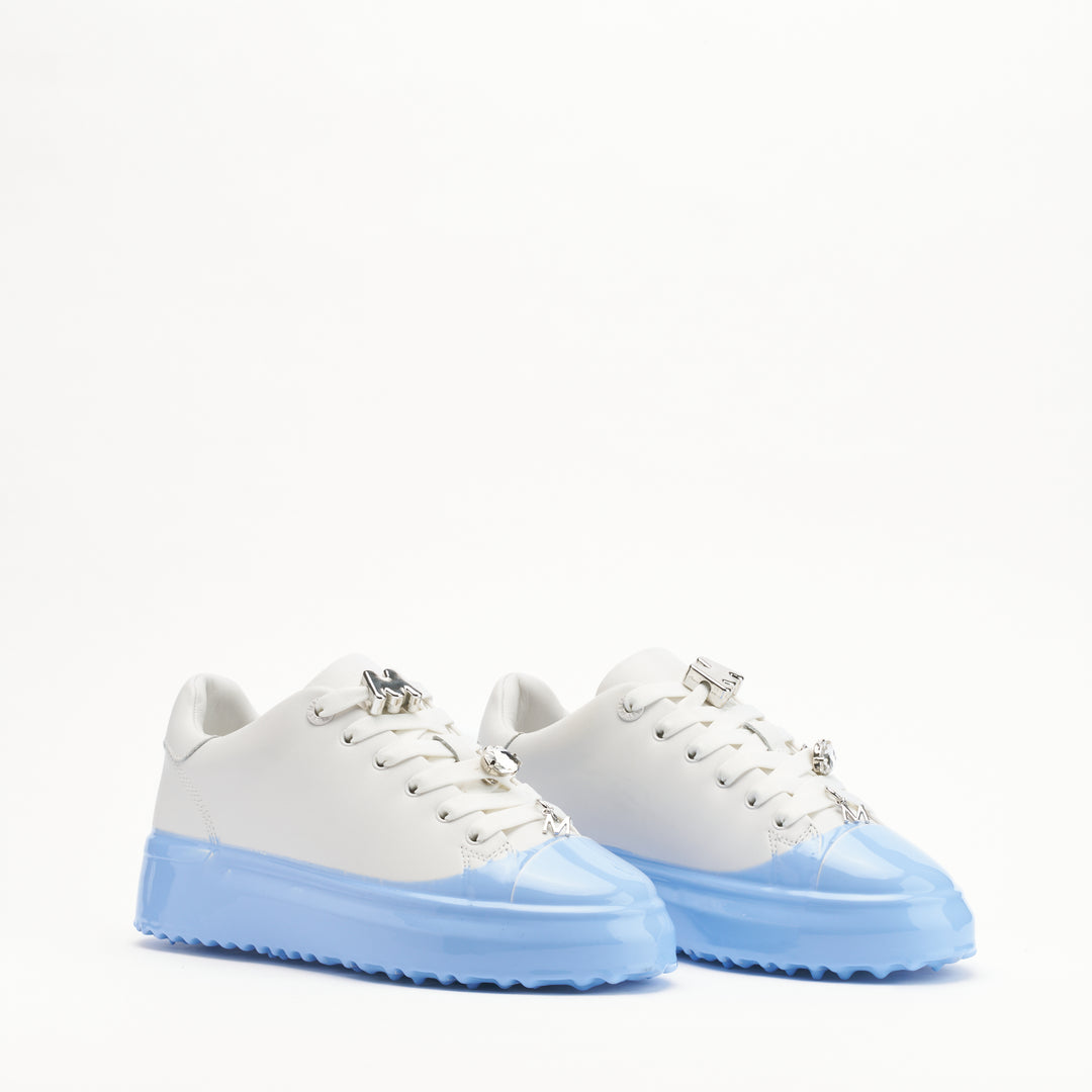 MALLET GRFTR LTC Women's Light Blue Dip Leather Trainers