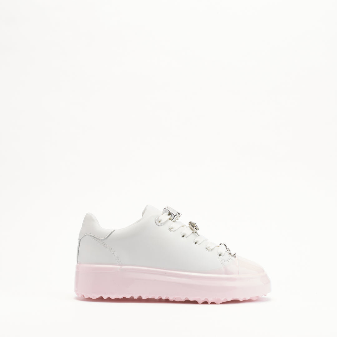 MALLET GRFTR LTC Women's Light Pink Dip Leather Trainers