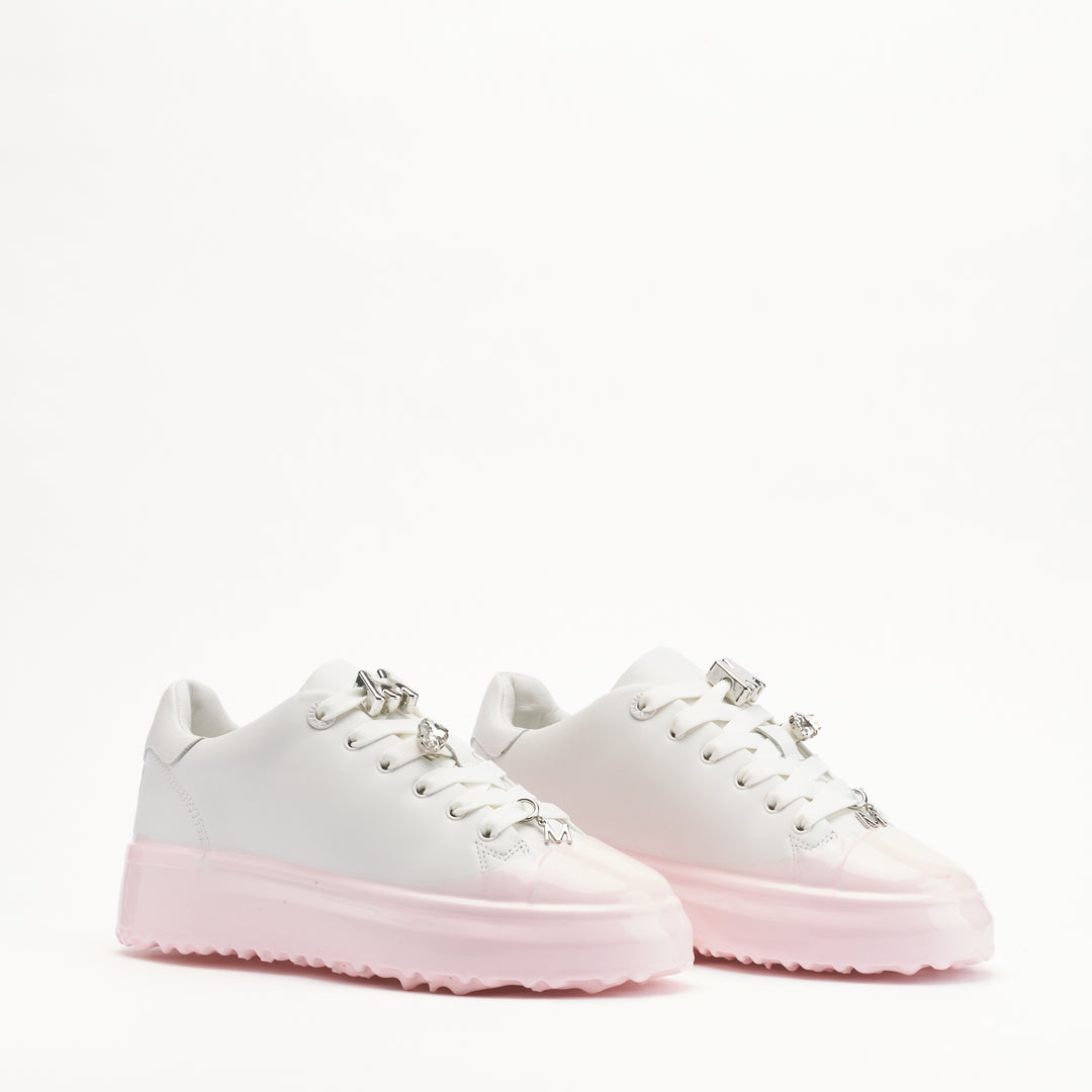 MALLET GRFTR LTC Women's Light Pink Dip Leather Trainers
