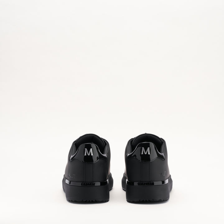 MALLET GRFTR Lite Men's Black Matt Leather Trainers