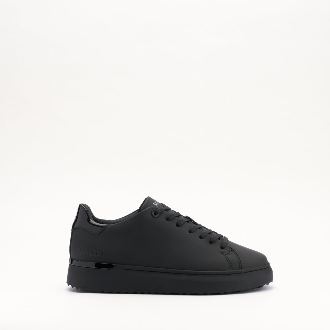 MALLET GRFTR Lite Men's Black Matt Leather Trainers