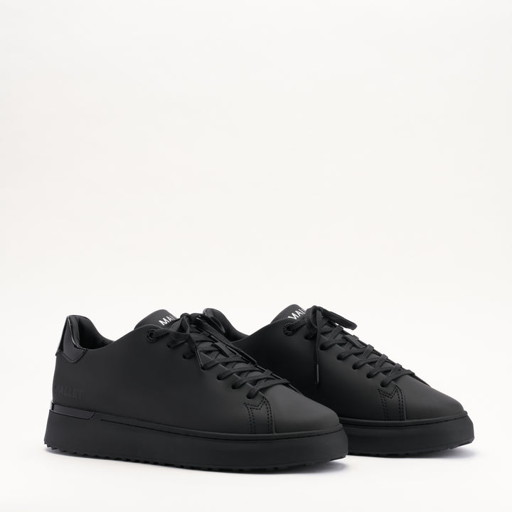 MALLET GRFTR Lite Men's Black Matt Leather Trainers