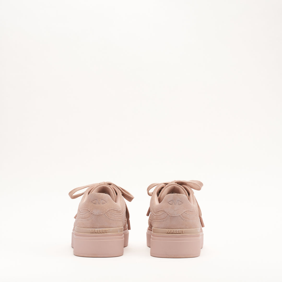 MALLET Kingsbury Women's Pink Suede Trainers
