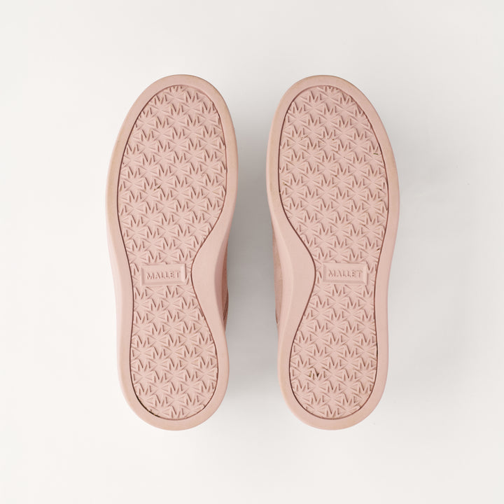MALLET Kingsbury Women's Pink Suede Trainers