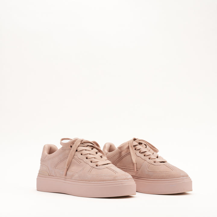 MALLET Kingsbury Women's Pink Suede Trainers