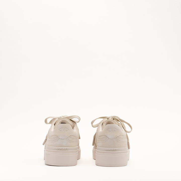 MALLET Kingsbury Women's Taupe Suede Trainers