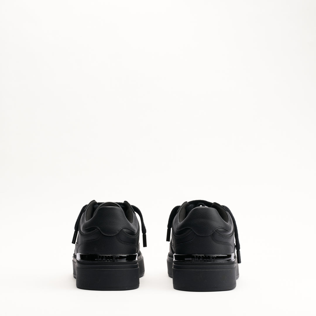 MALLET Kingsbury Men's Black Leather Trainers