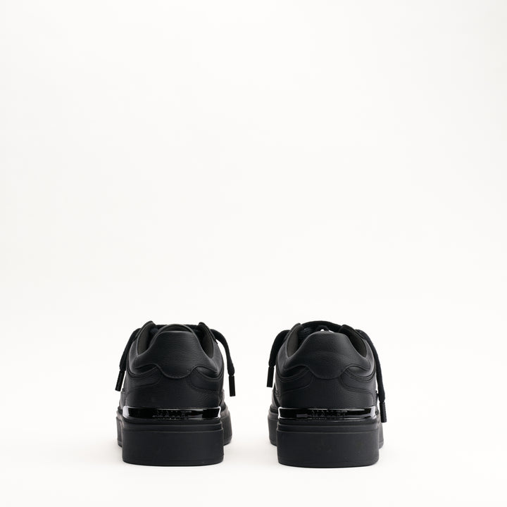 MALLET Kingsbury Men's Black Leather Trainers