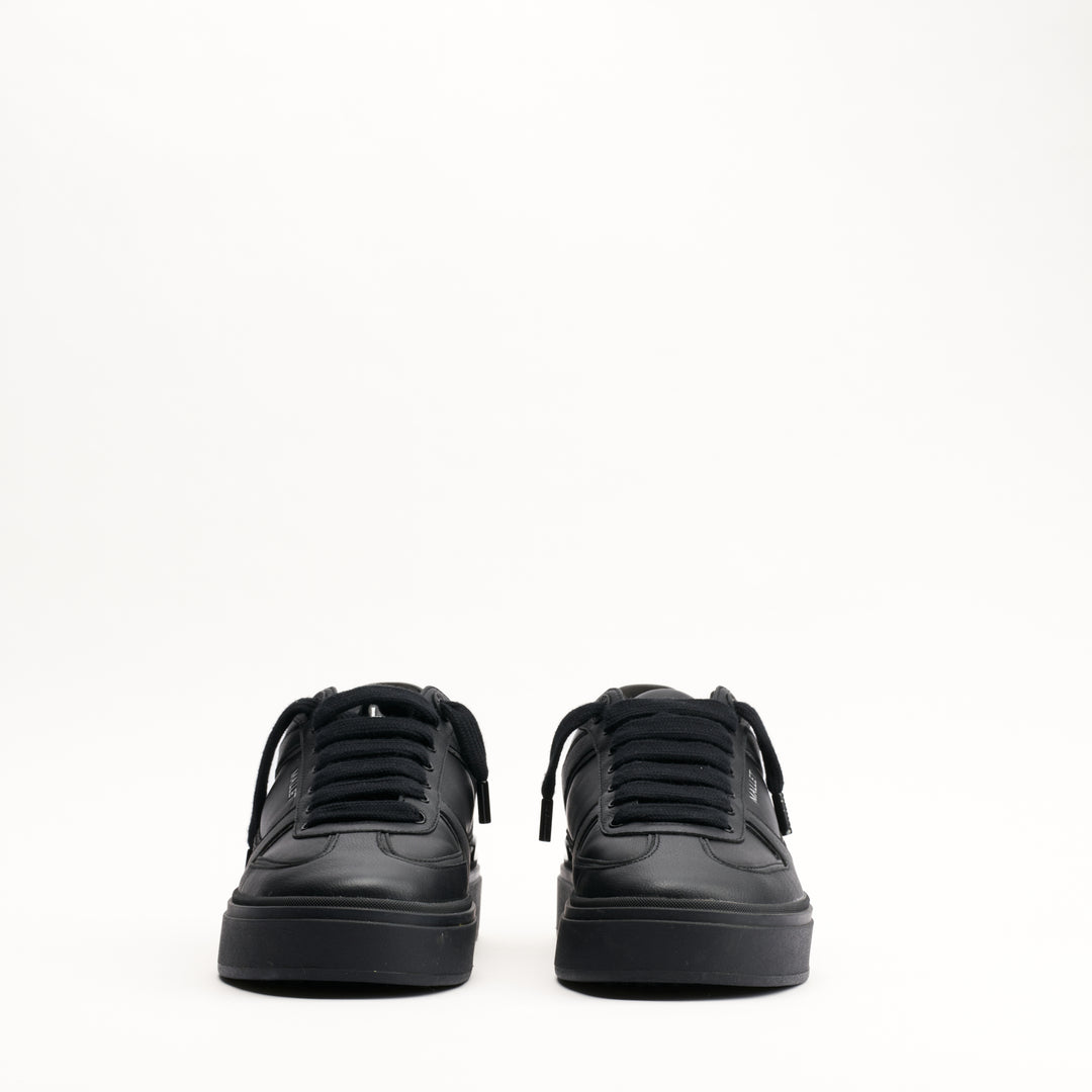 MALLET Kingsbury Men's Black Leather Trainers