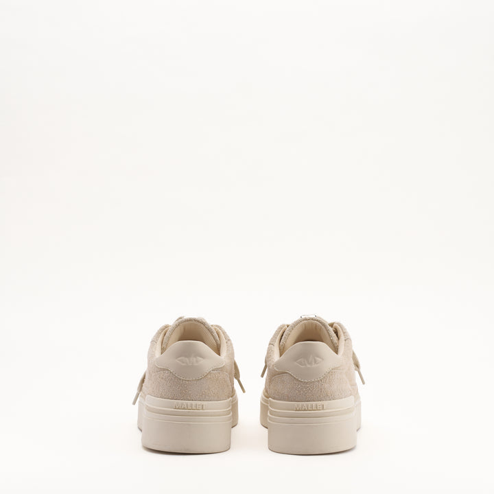 MALLET Lansbury Women's Beige Suede Trainers