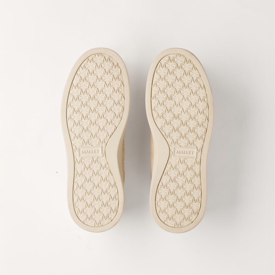 MALLET Lansbury Women's Beige Suede Trainers