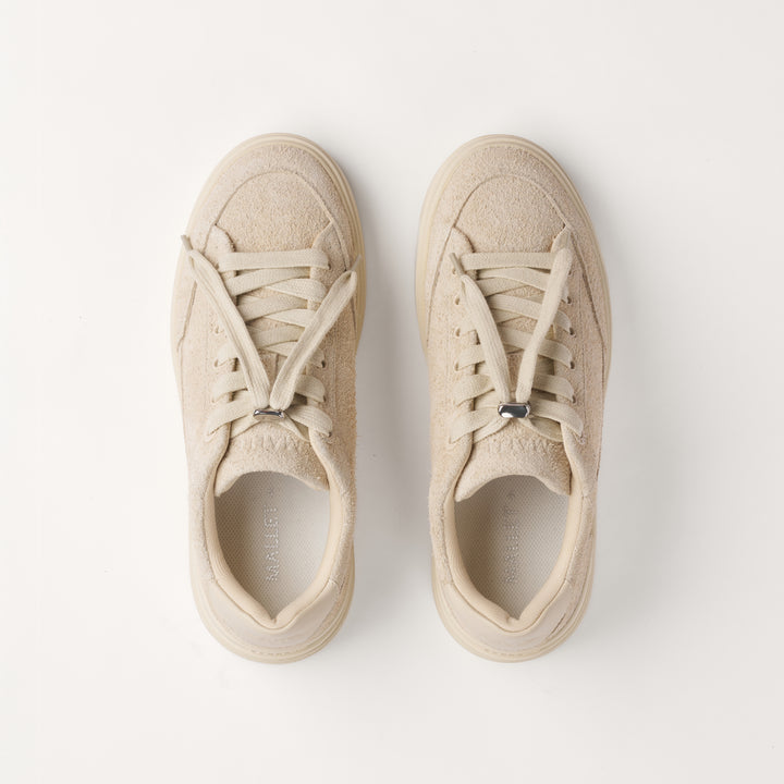 MALLET Lansbury Women's Beige Suede Trainers